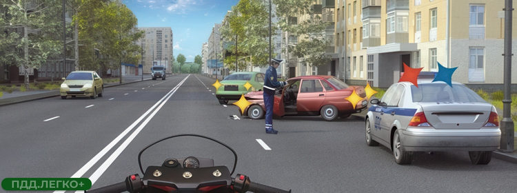 Поворот налево, уступить встречному автомобилю