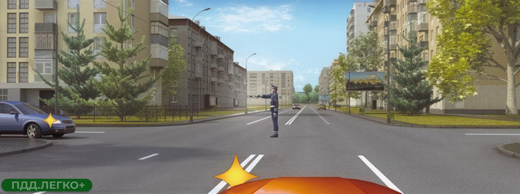 Разворот на перекрёстке, уступить встречным
